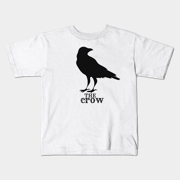 BEAUTIFUL CROW Kids T-Shirt by smailyd